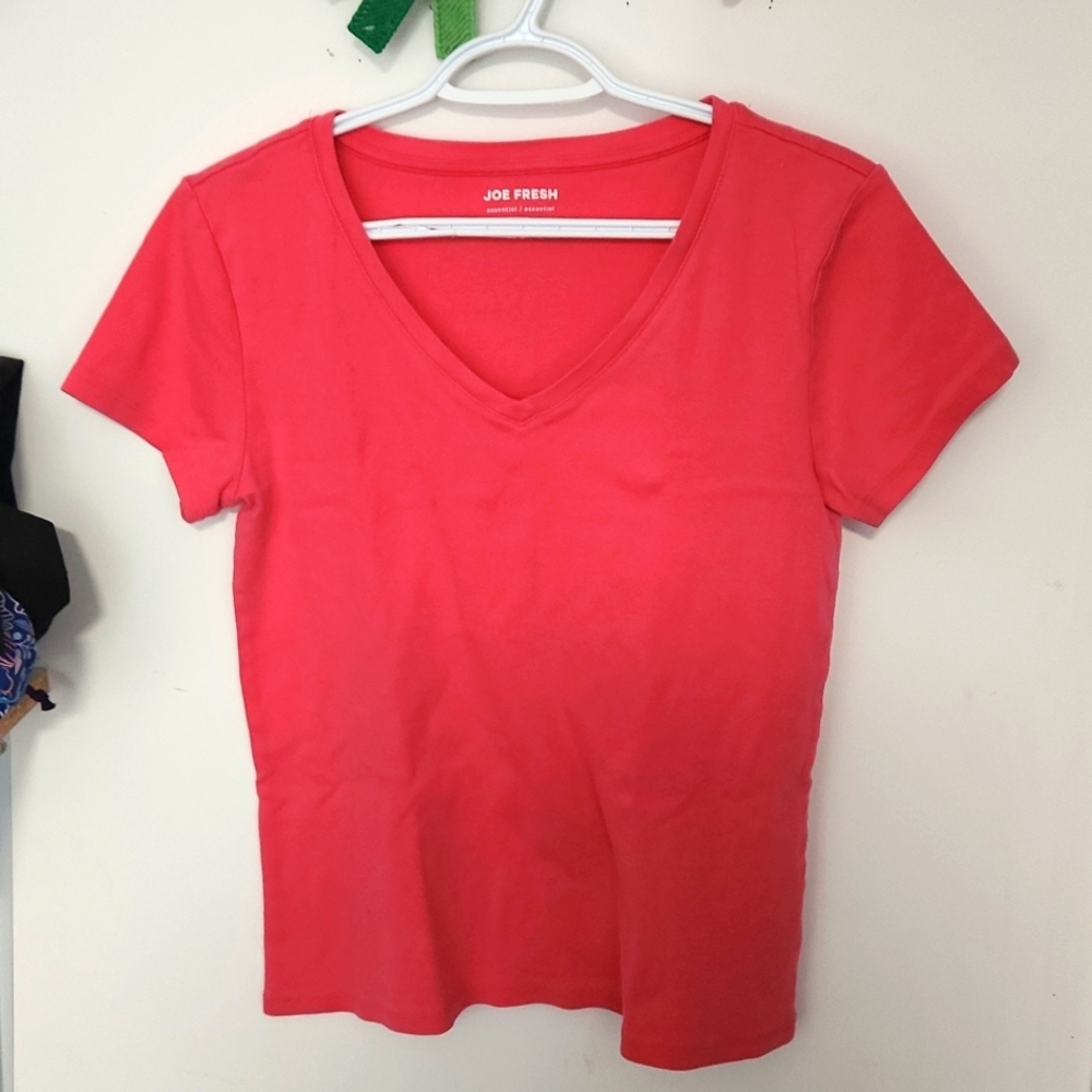 Joe Fresh Pink Cotton T-shirt